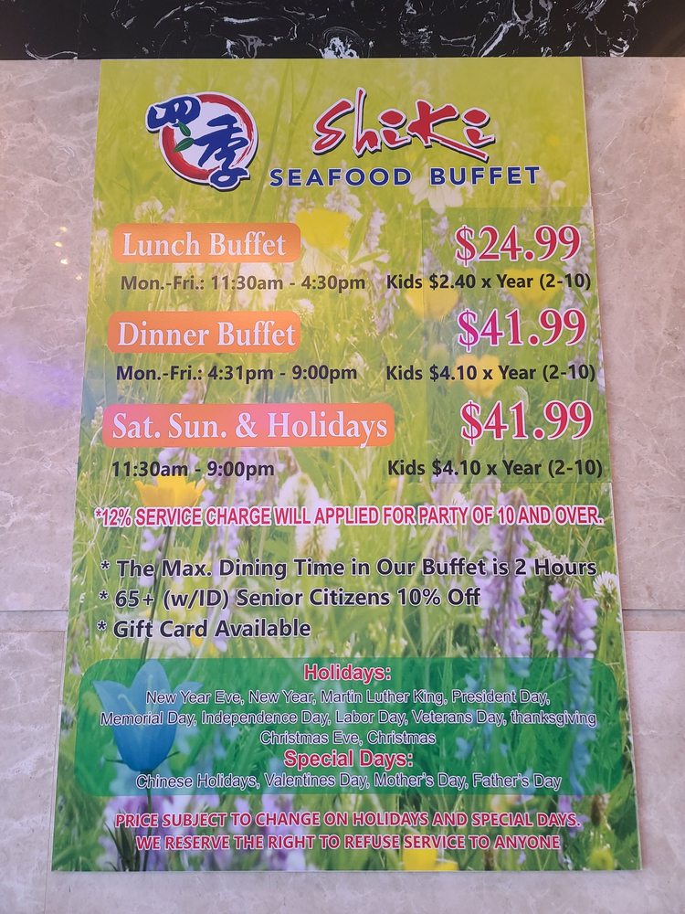 Shiki Seafood Buffet Menu - Image 5