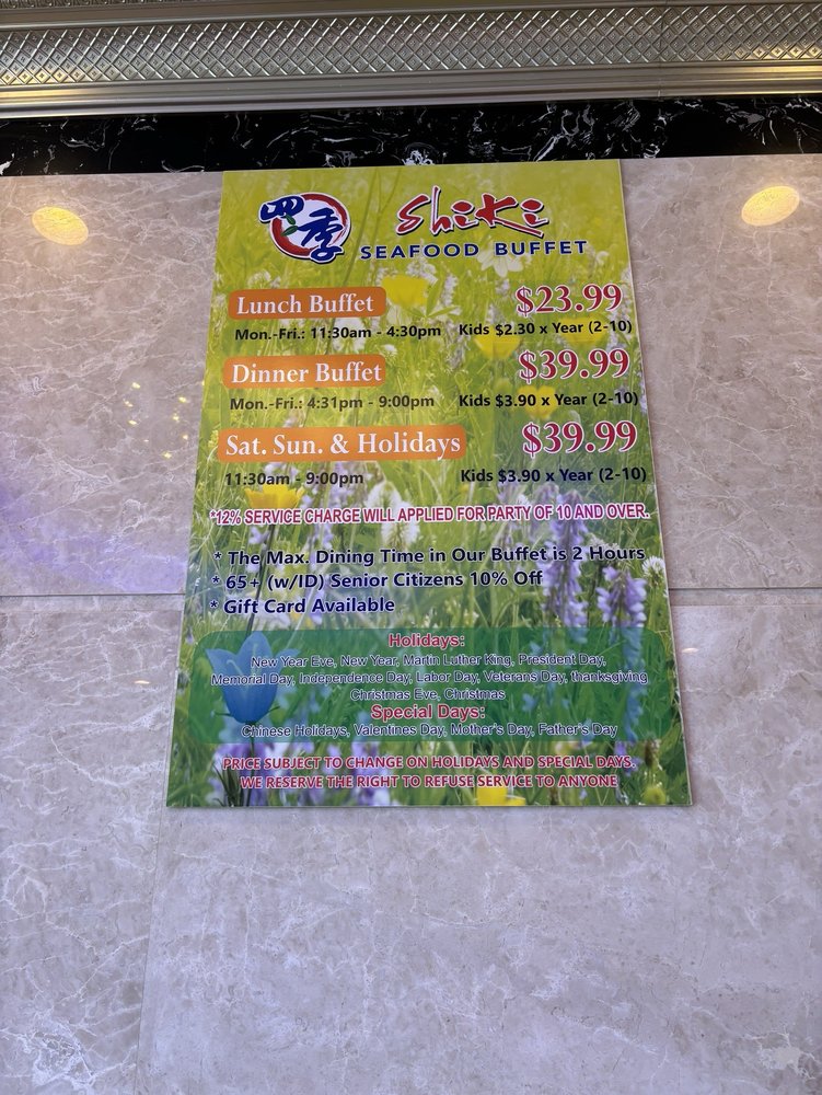 Shiki Seafood Buffet Menu - Image 6
